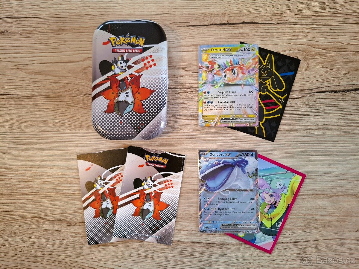 Karty Pokémon a příslušenství s plechovou krabičkou (tin) - - 7