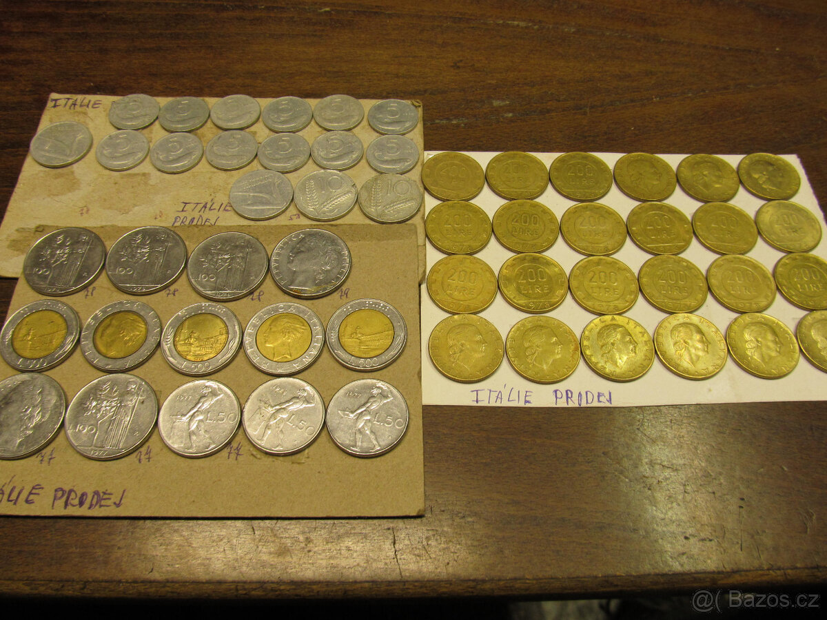 Mince Numismatika Anglie Němci Francie - 7