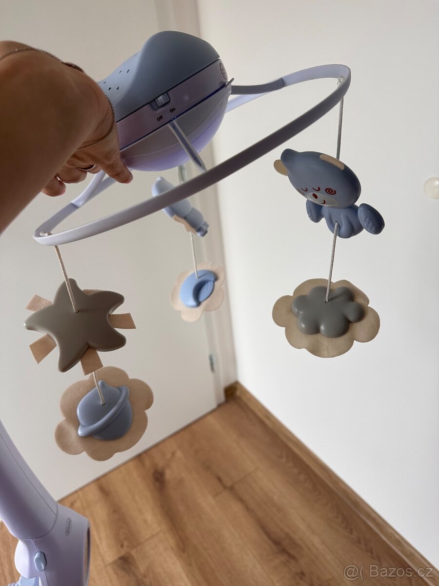 Kolotoč nad postýlku modrý - 7