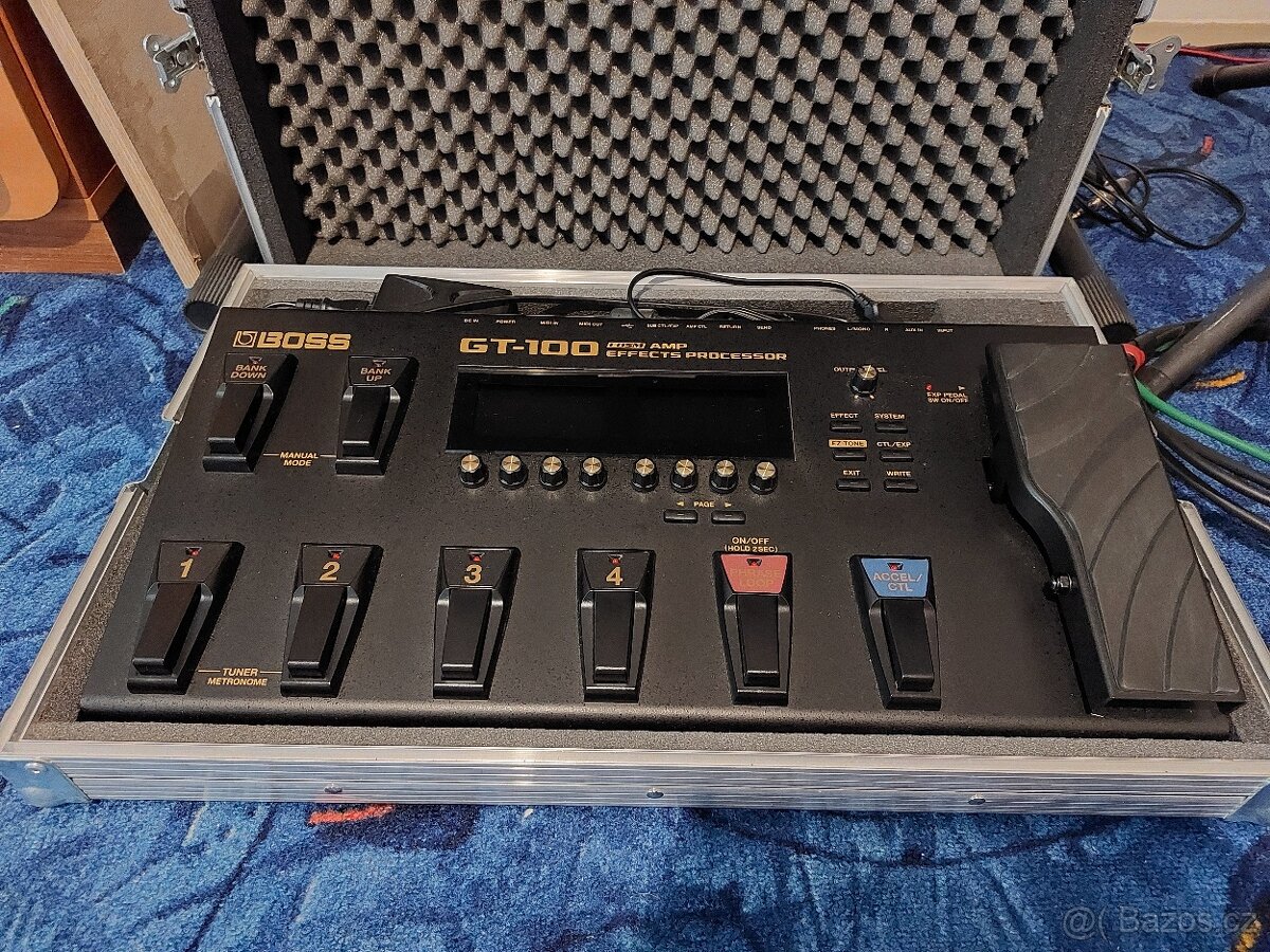 Multiefekt Boss GT100, Top stav - 7