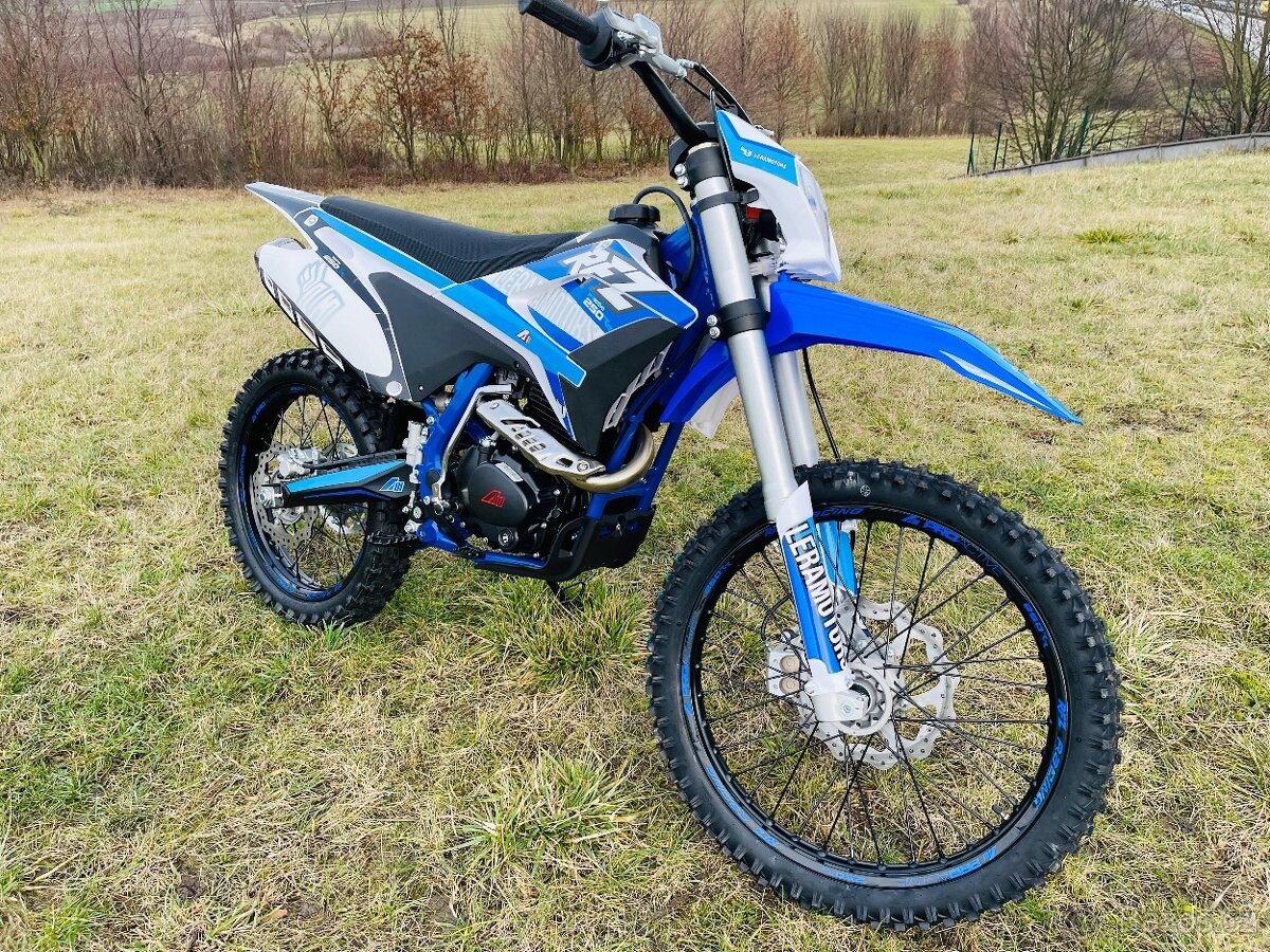 Pitbike Leramotors Thunder 250ccm, 21/18, modrá - 7