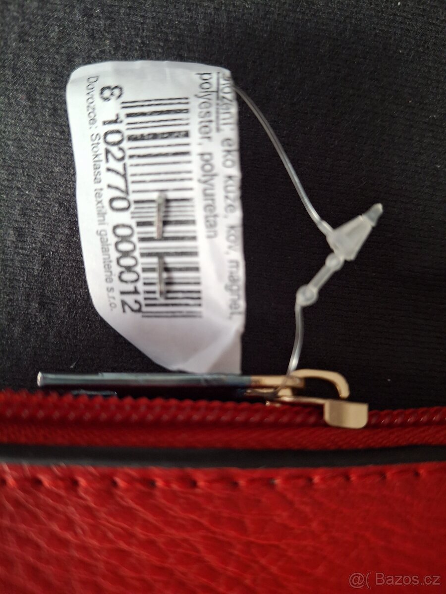 Dámská nová kabelka červená se sovičkama Stoklasa - 7