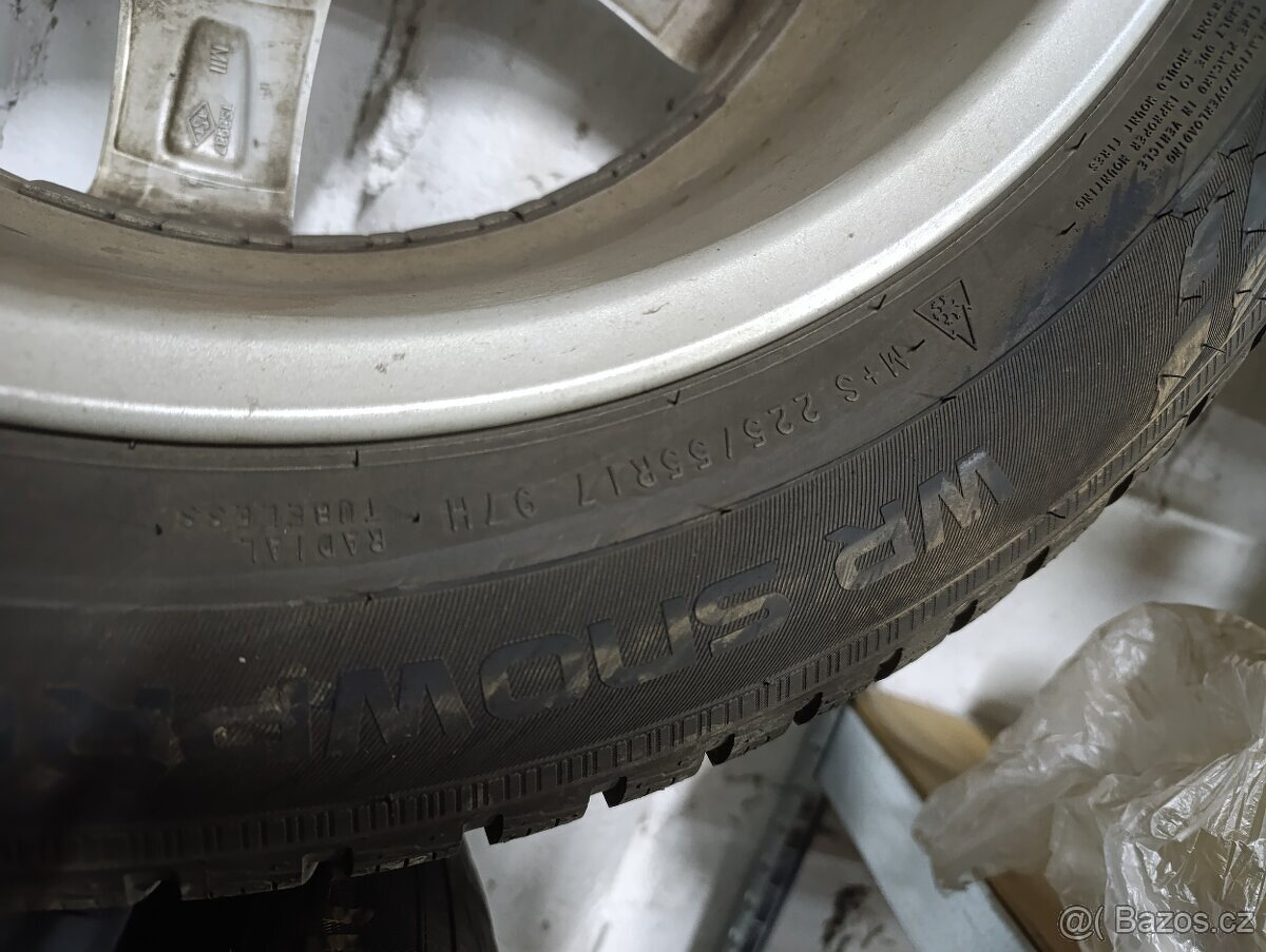 17" zimni subaru XV 225/55 R17 5x100 - 7