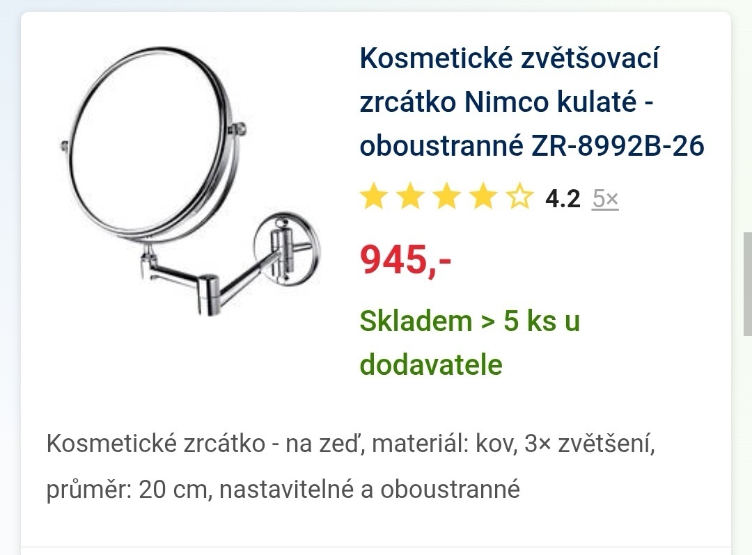 Kosmetické zrcátko - 7