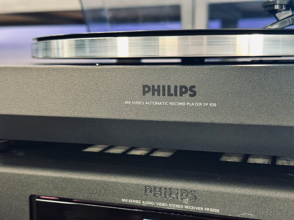 PHILIPS 900 hifi set (r.1993) receiver + gramofon - 7