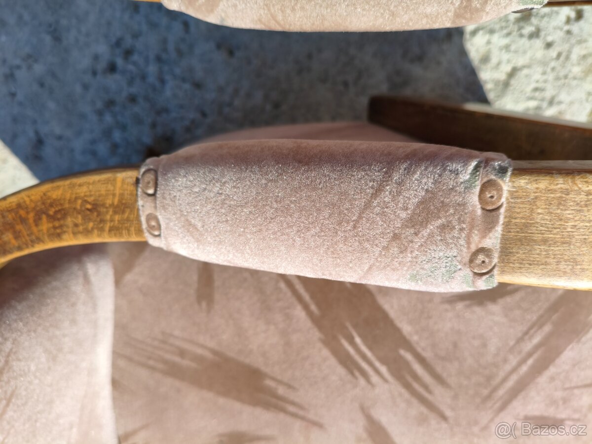 Halabala 3křesla koktejlky,romantiky - 7