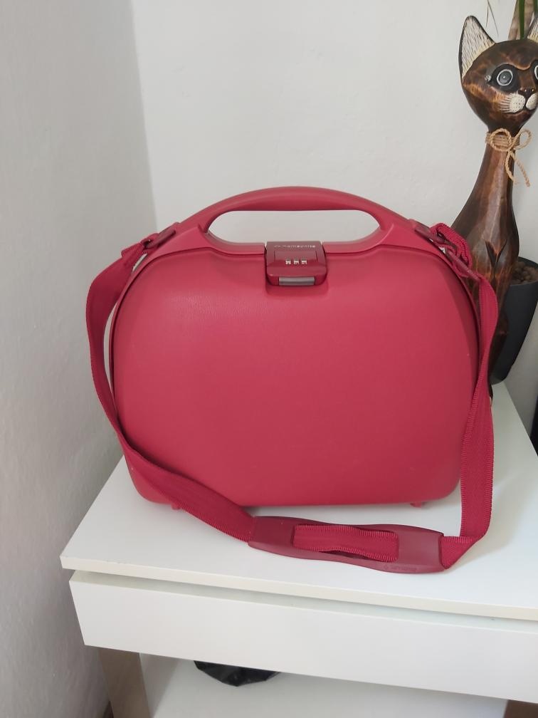 Kufřík Samsonite palubní zavazadlo,barva červená na kod - 7