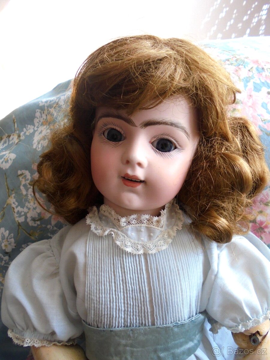 Krásná stará panenka BRU. Jne.R – cca 1895 – Sušenka – Origi - 7