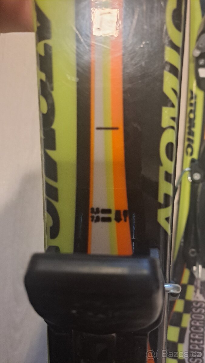 Dětské lyže Atomic + lyžáky Nordica + hůlky - 7