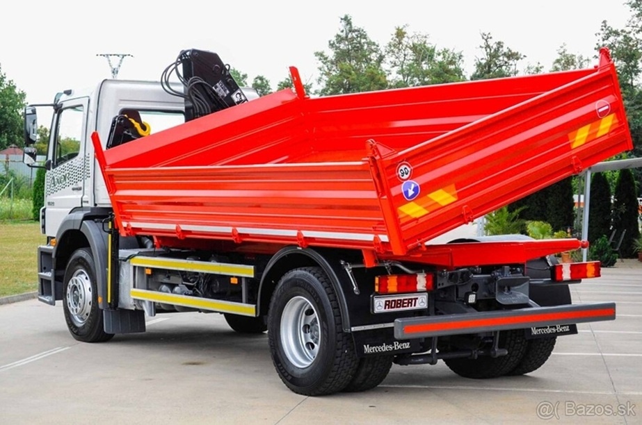 MERCEDES AXOR 1829 TŘÍSTRANNÝ SKLÁPĚČ HYDRAULICKÁ RUKA EU-4 - 7