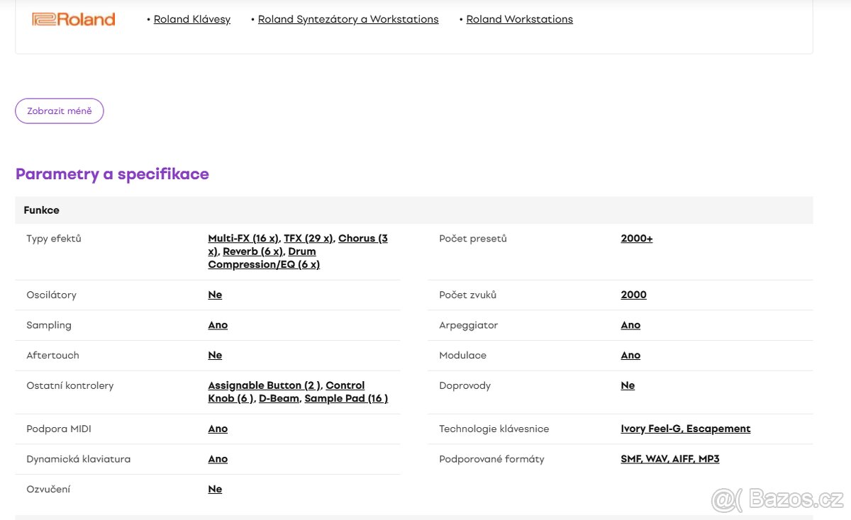 Roland Fa-8 s pevným kufrem - 7