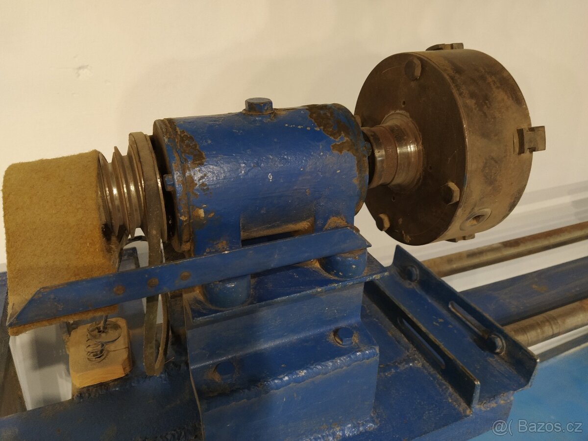 Prodám soustruh na dřevo, točná délka cca 900 mm - 7