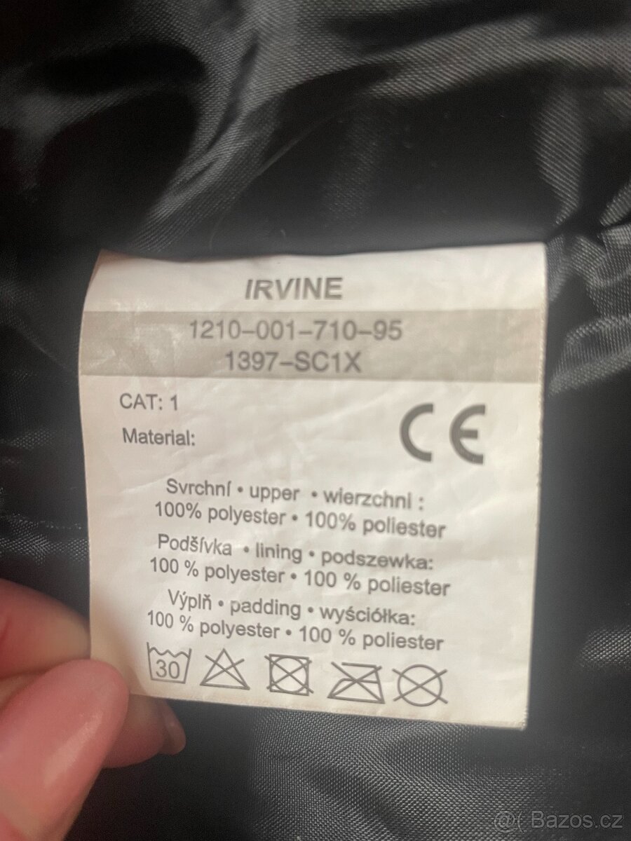 Bunda CXS Irvine zimní pánská, šedo-černá - 7