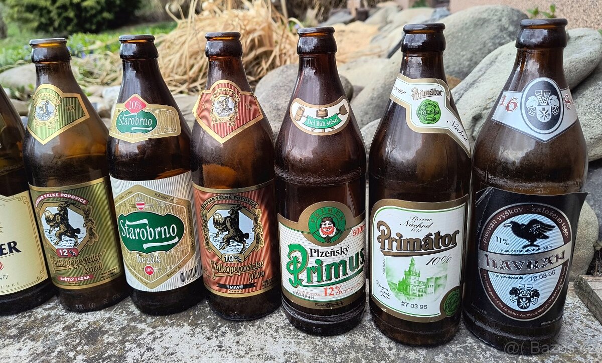 Staré pivní lahve - 7