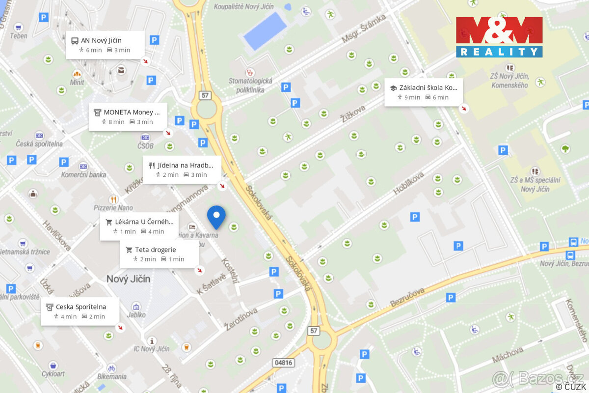 Pronájem obchod a služby, 60 m², Nový Jičín, ul. Kostelní - 7