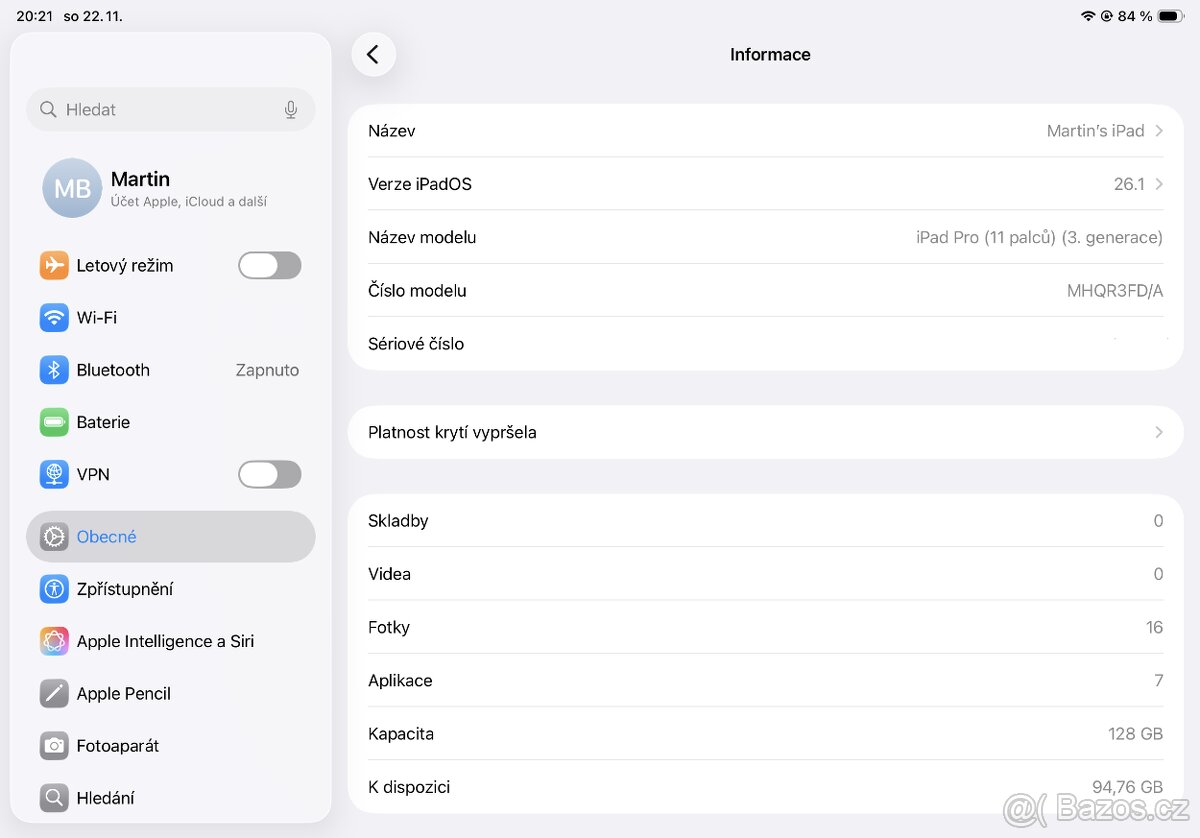 iPad Pro 11" M1 128 GB WiFi + Apple Pencil + Magic Keyboard - 7