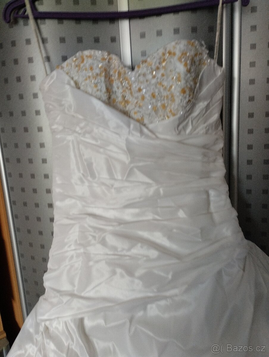 Svatební šaty vel S - 7