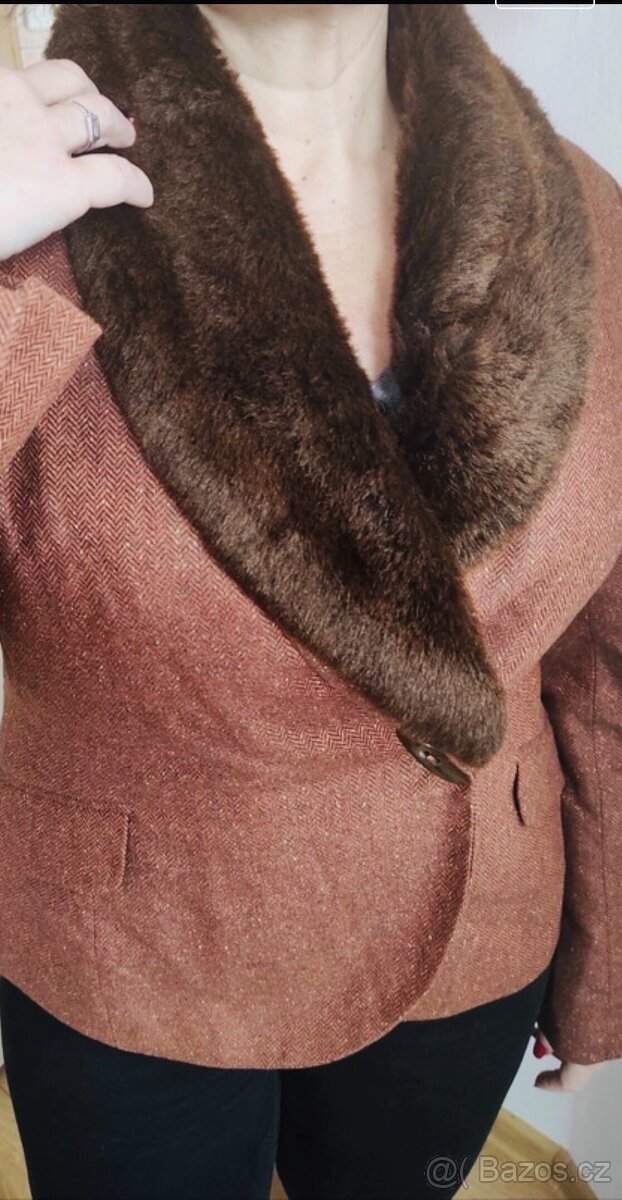 kabatek/sacko Vlna s hedvabim. 44/46 - 7