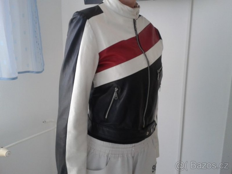 LUXUSNÍ KOŽENÁ SPORTOVNÍ BUNDIČKA vel.M-SLEVA - 7