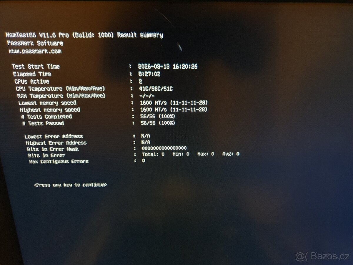 4x 8gb ddr3 do PC (prošly včechny MemTest86) (2) - 7