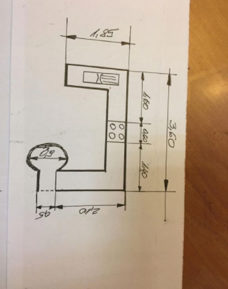 Rustikální použitá kuchyneprotebe se spotřebiči - 7