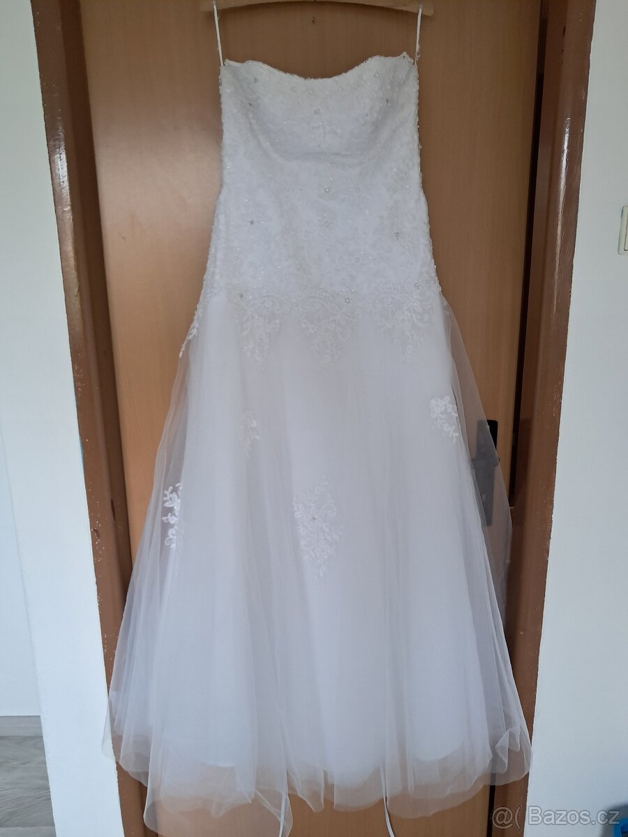 Svatební šaty vel. 40 - 7