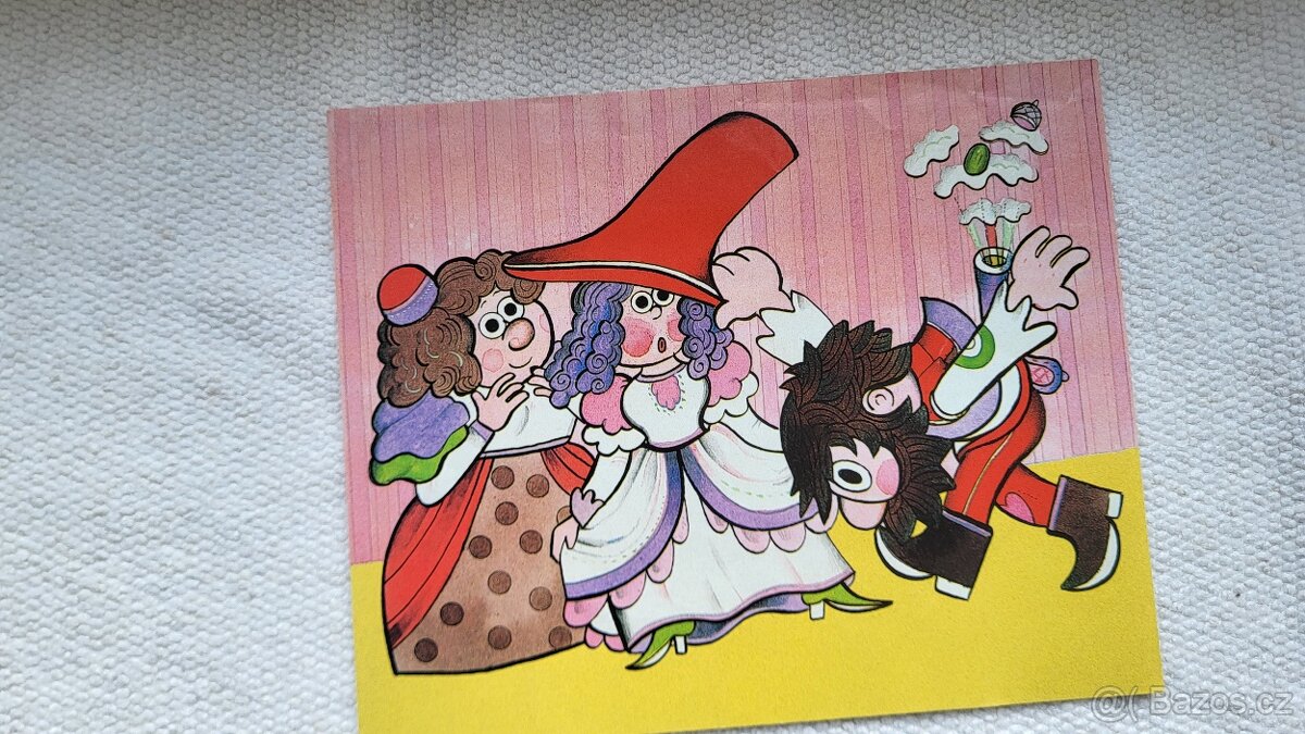 Dřevěné kostky – Runcajs a Manka – 20 ks - 7