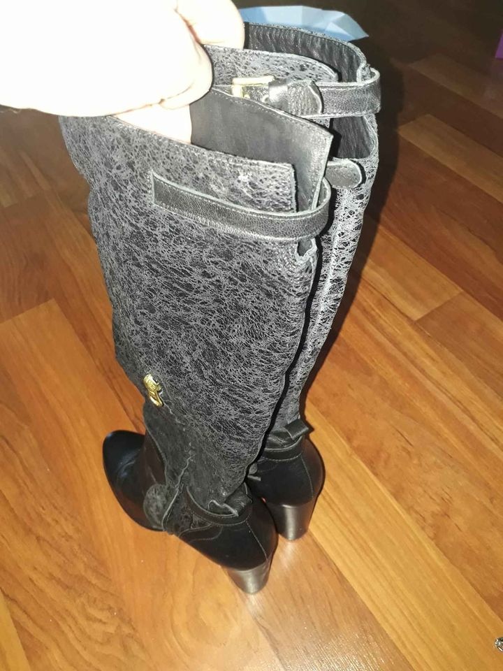 Dámské luxusní kozacky Baťa, vel 40 - 7