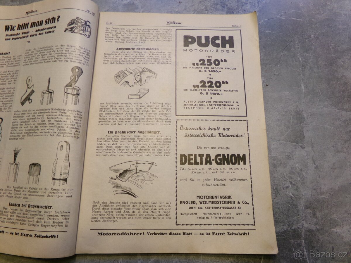 Das Motorrad 1929 origo-původní motočasopis - 7