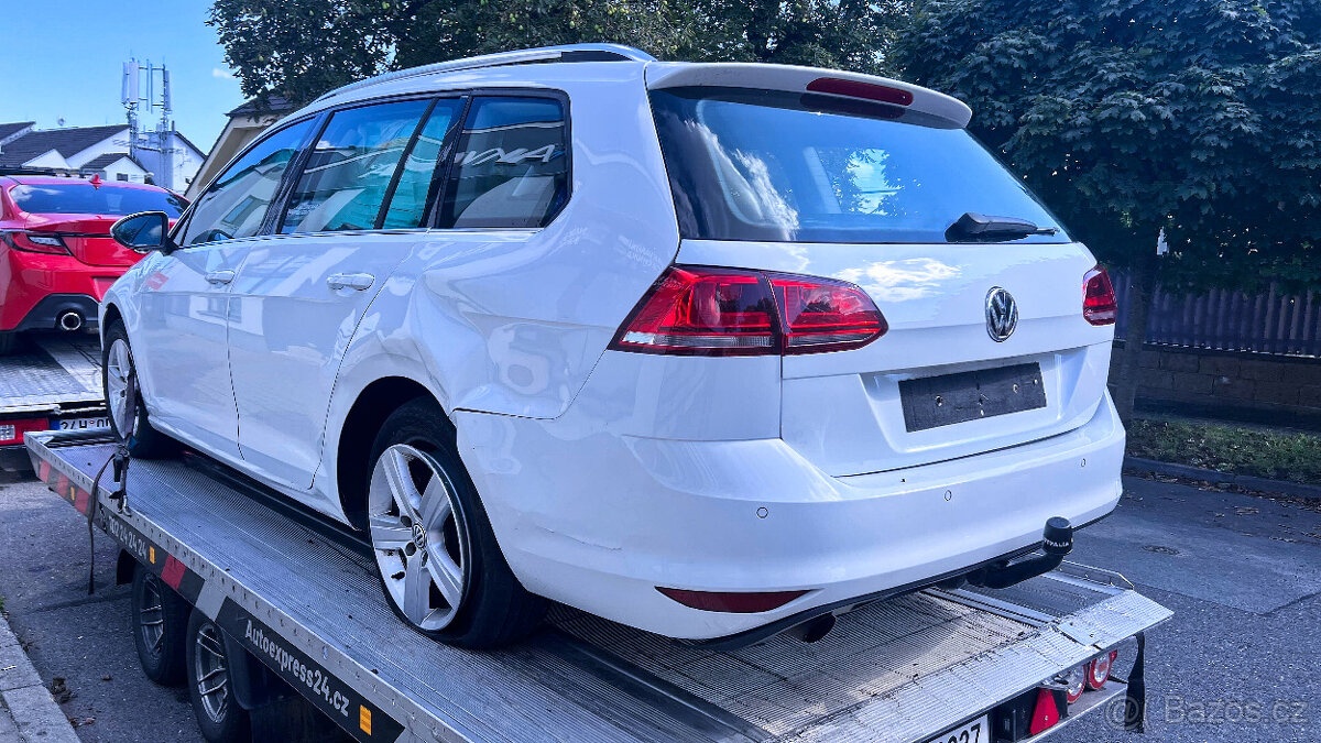 Vůz na náhradní díly VW Golf 7 kombi 2014 CLHA PYS LC9A - 7