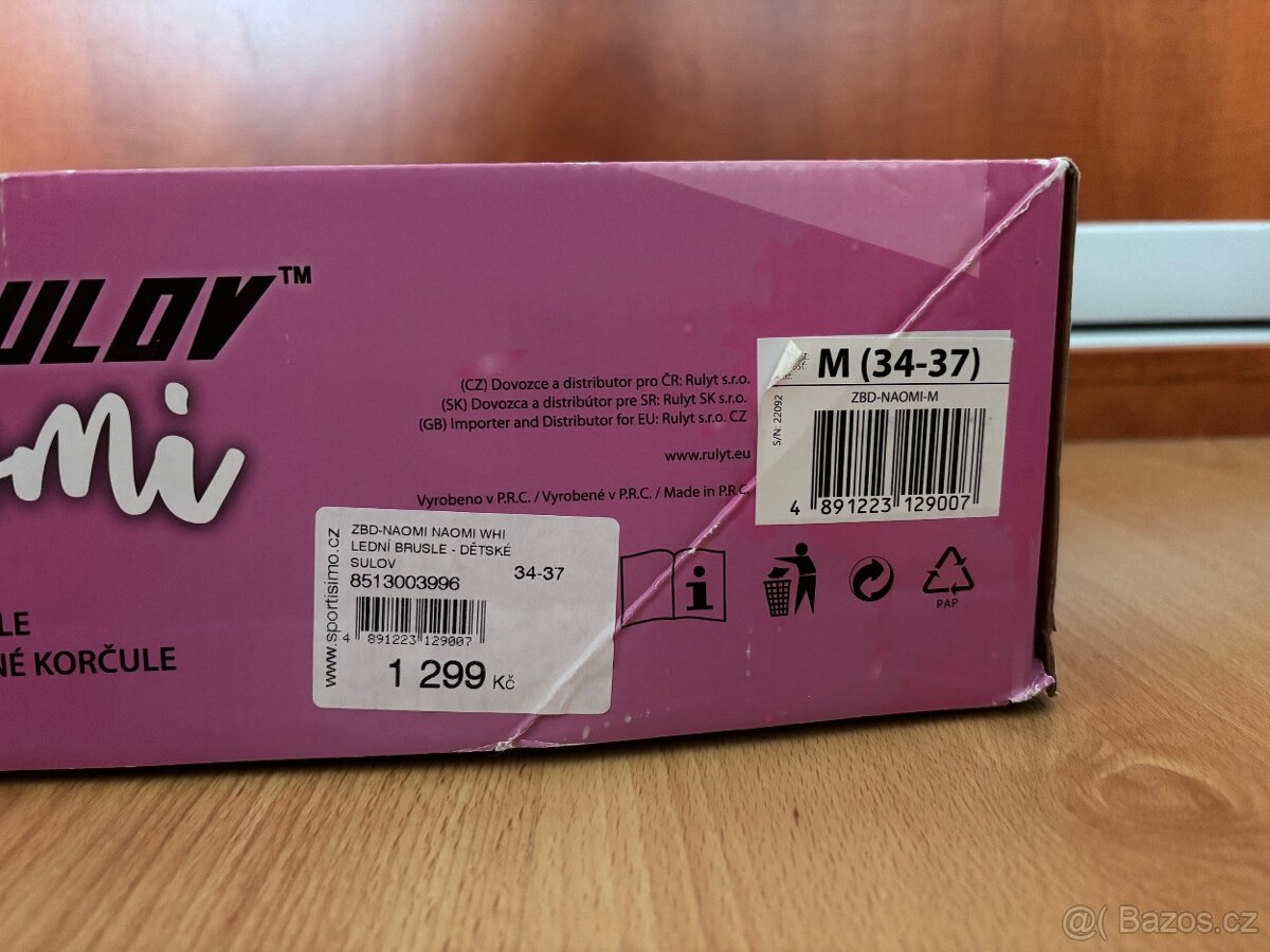 Dětské dívčí brusle SULOV - 7