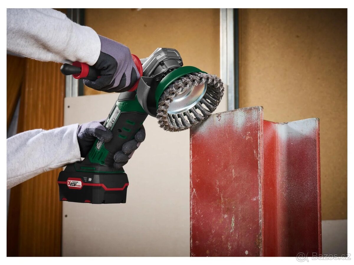 Aku úhlová bruska PWSA 20-Li D4, 4 Ah vč.baterie + nabíječka - 7