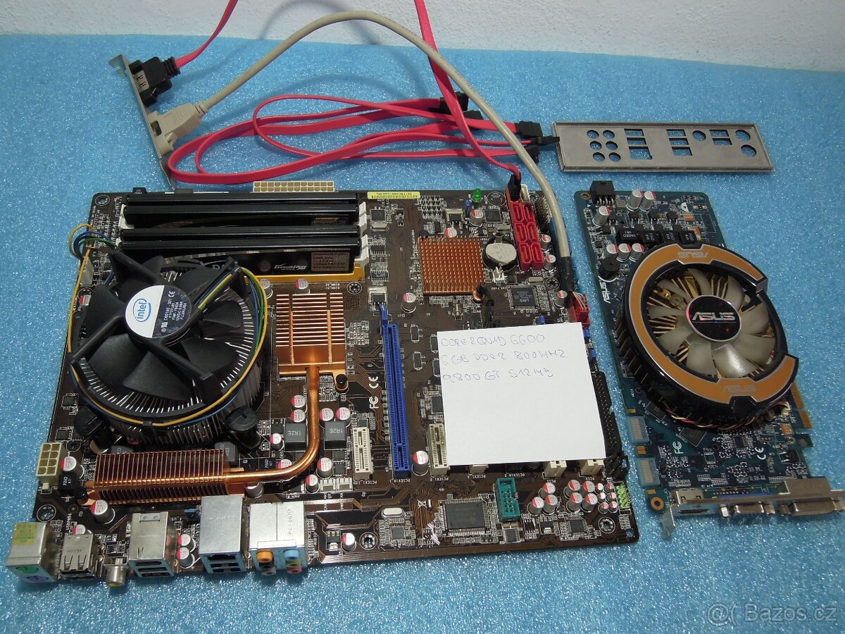 Kompletní Set pro stavbu PC Intel MSI Gigabyte Asus 4GB DDR2 - 7