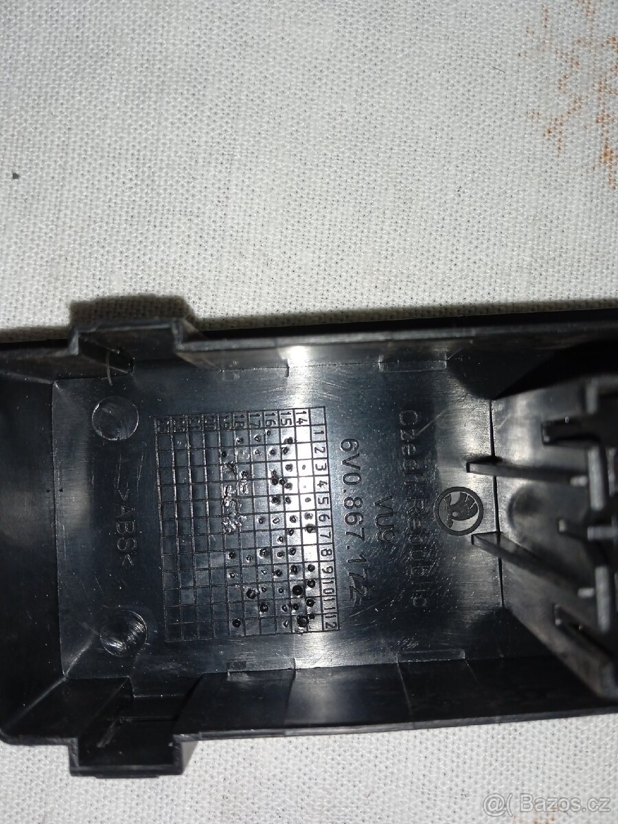 Ovládání oken fabia 3. - 7