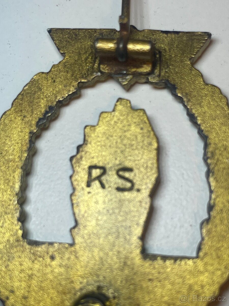 WW2 Minensuchkriegsabzeichen R.S. originál - 7
