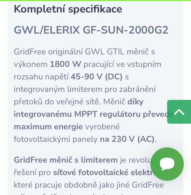 Fotovoltaika- Fotovoltaická elektrárna - ostrovní řešení - 7