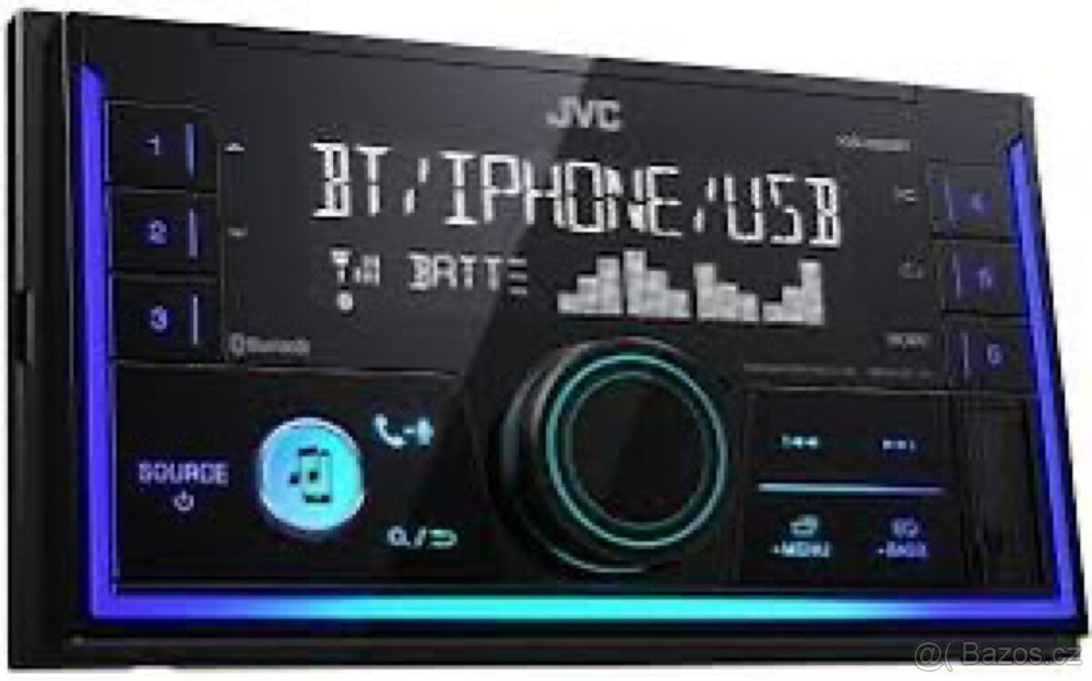 Autorádio JVC KW-X830BT + reproduktory Hertz K 170 - 7