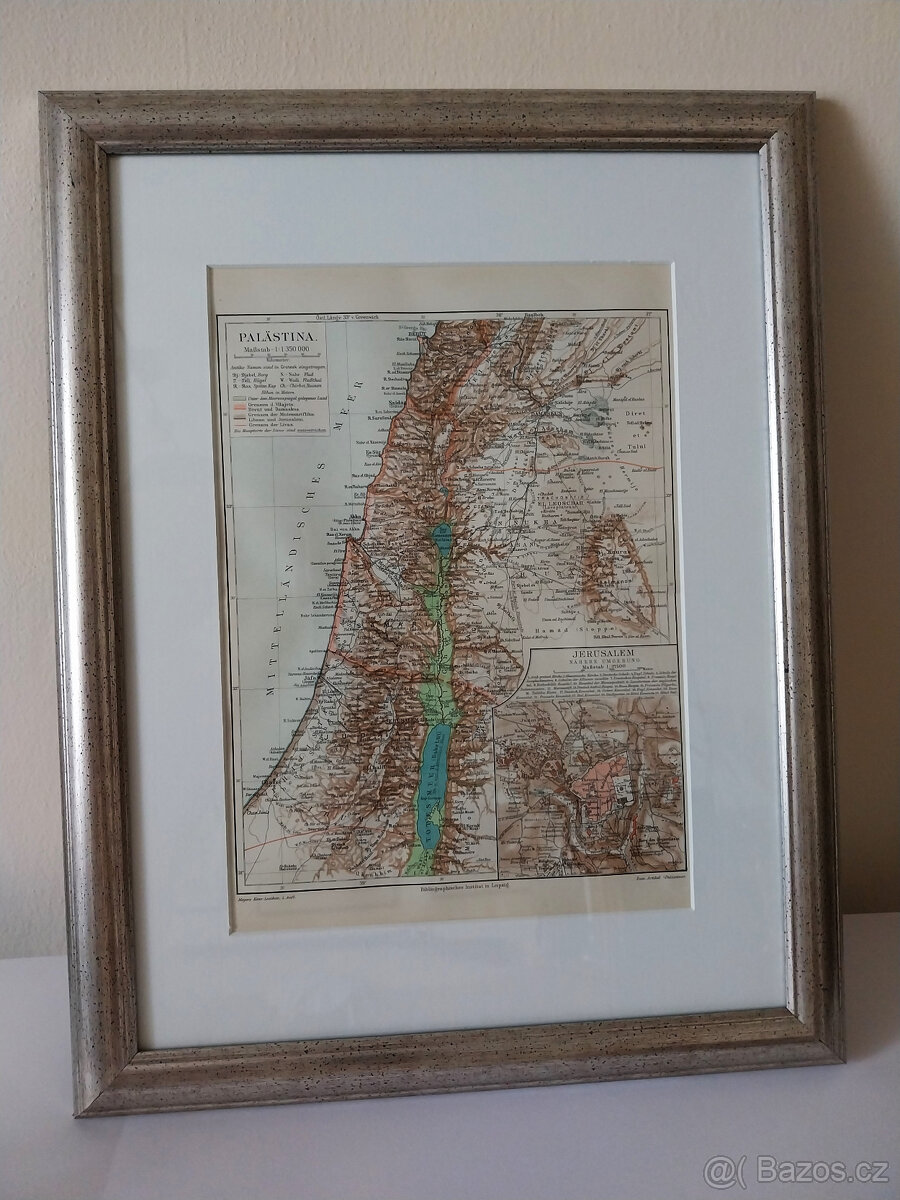 Mapa Palestiny z r. 1897 - 7