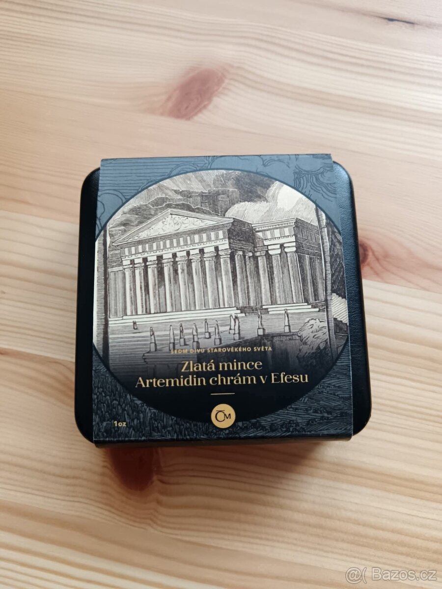 Zlatá mince 1oz 31,1g čistého zlata Artemidin chrám v Efesu - 7