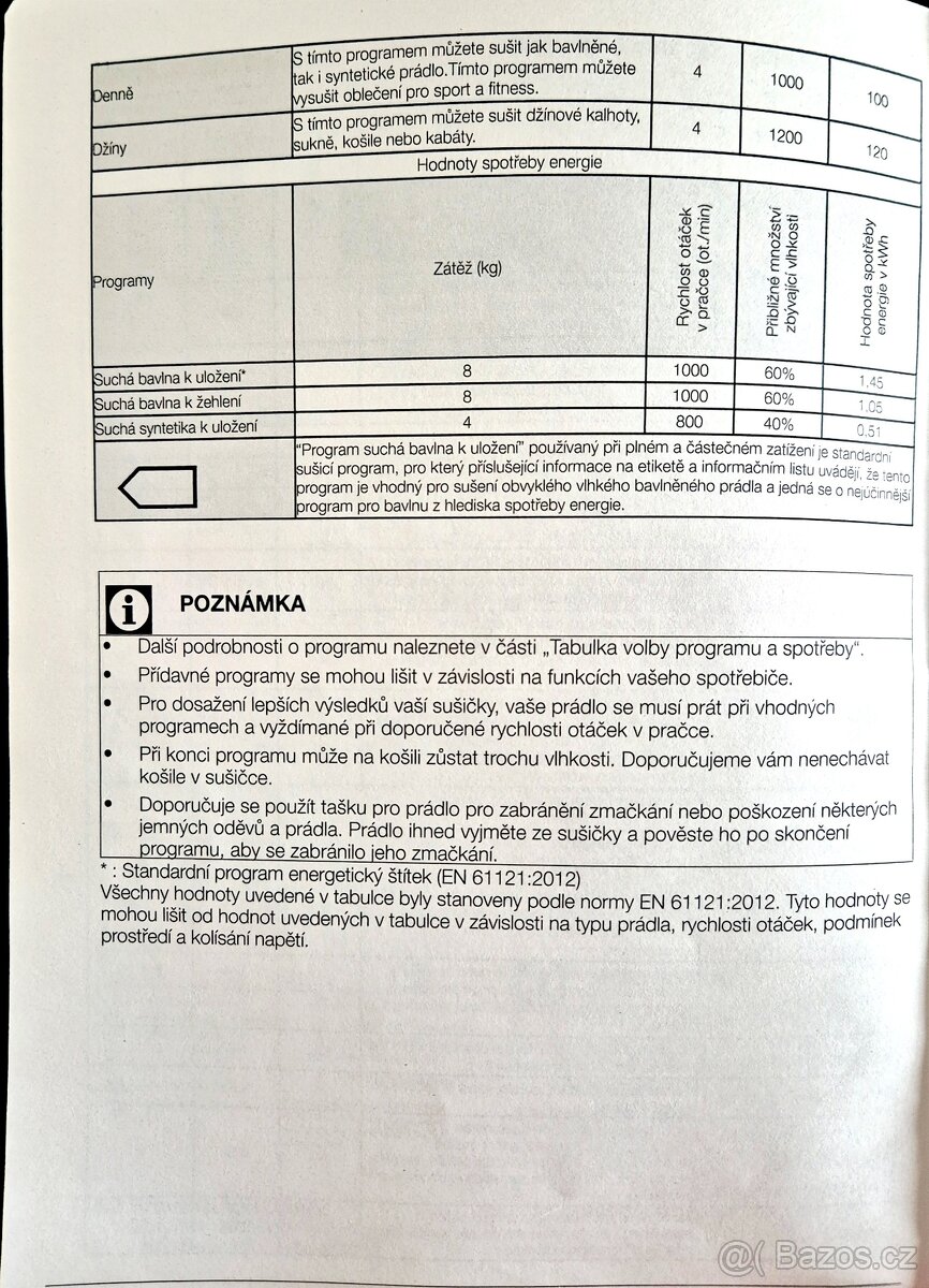 Sušička prádla Beko - 7