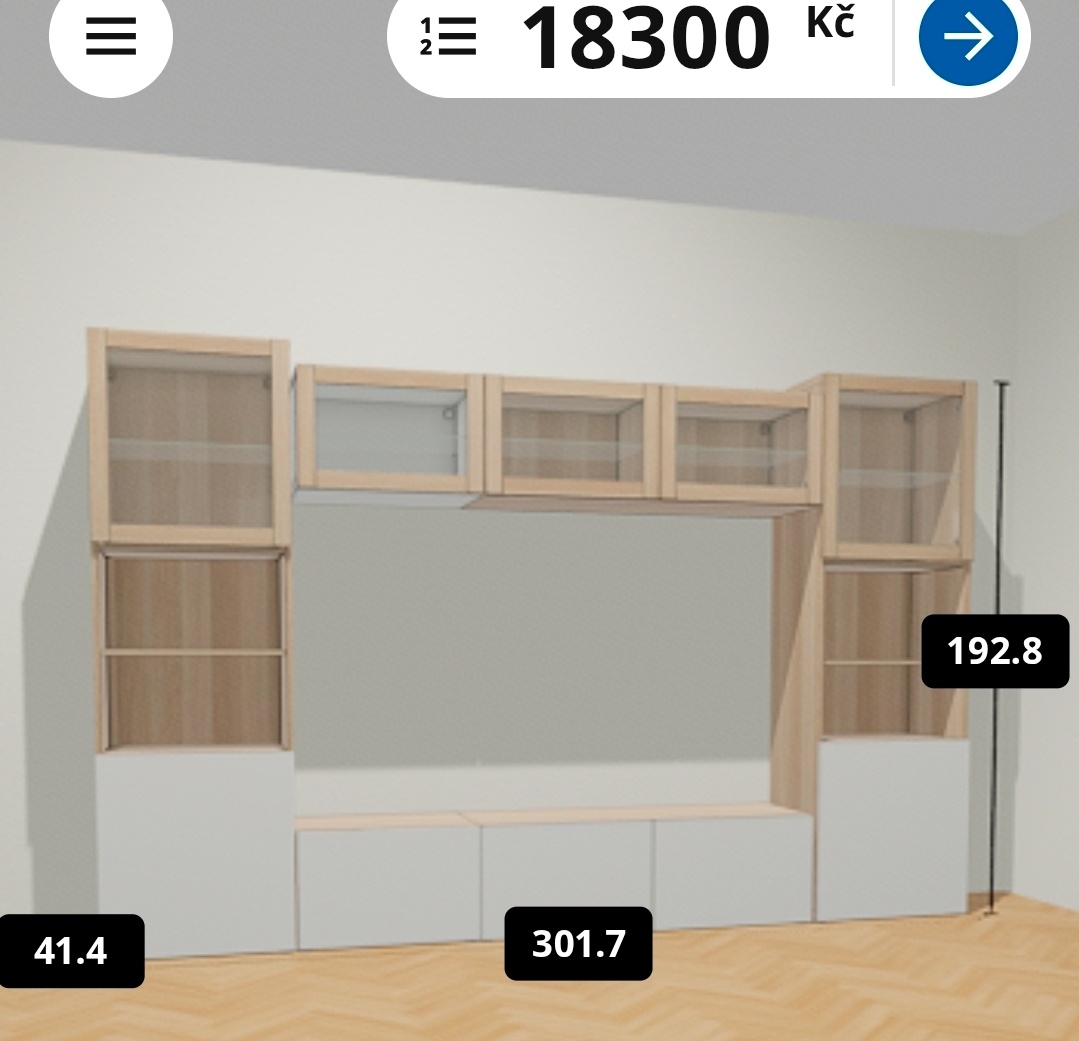 Besta Ikea stěna - 7