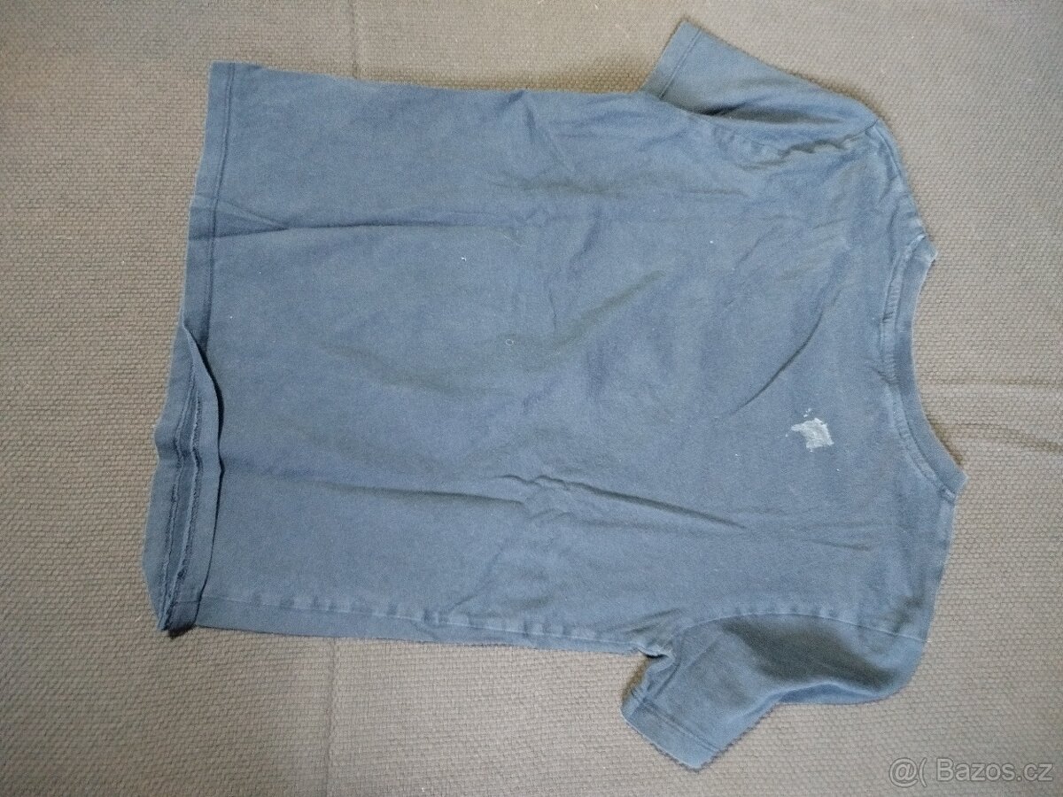 Modré kalhoty a trička vel 8-10let - 7
