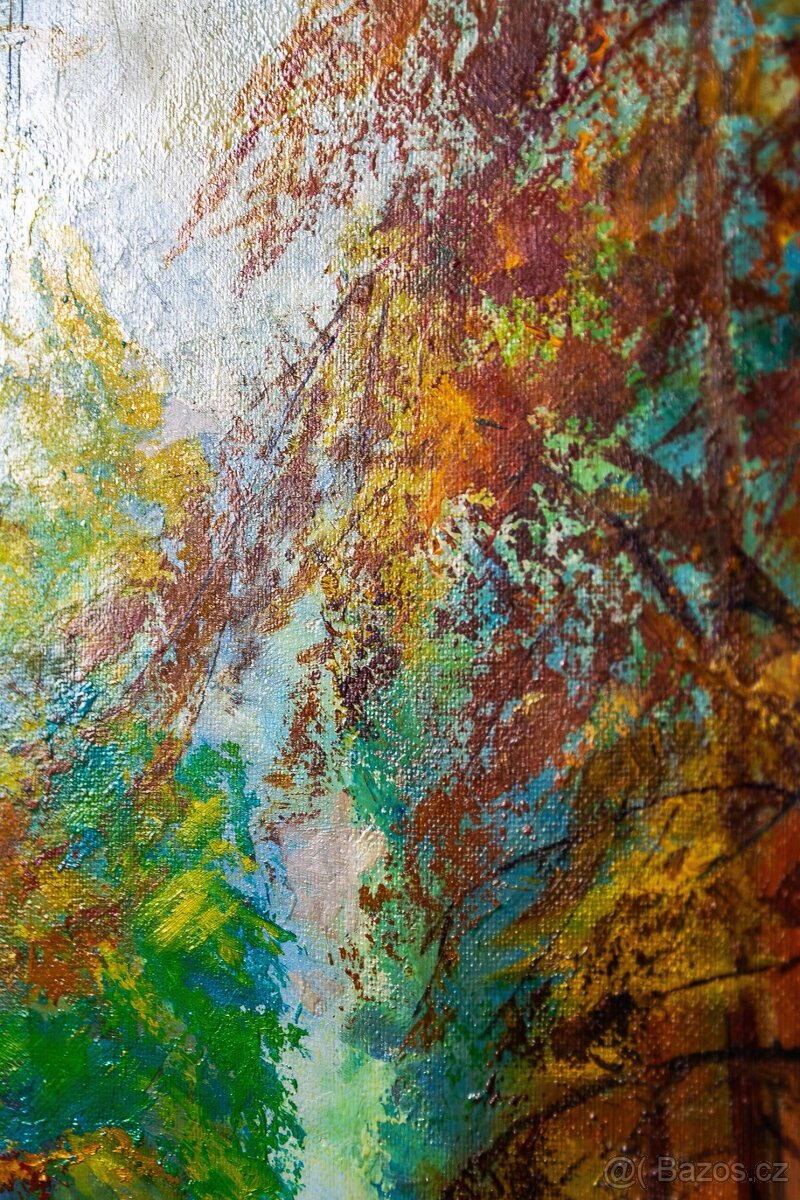 Procházka lesem, Gorlechacher, 1010 × 870 mm - 7