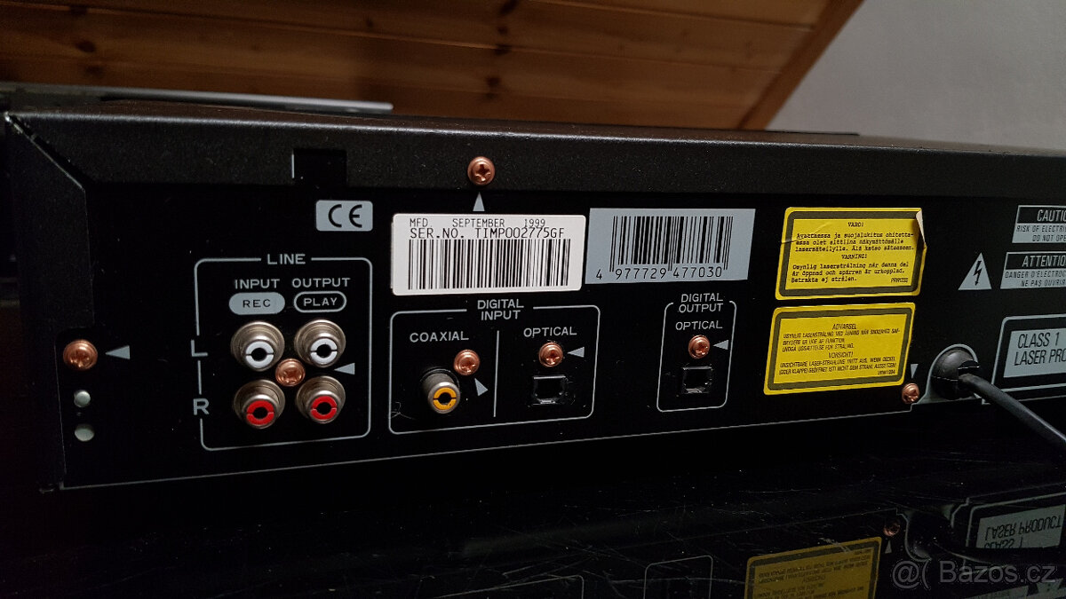 Pioneer MJ-D508 Minidisc Recorder/přehrávač - 7