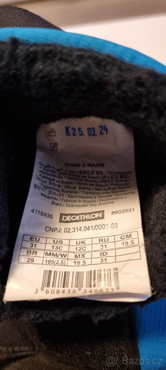 dětské sněhule Quechua vel. 31 - 7