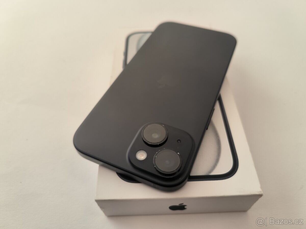 apple iphone 15 128gb Midnight / Batéria 100% - 7