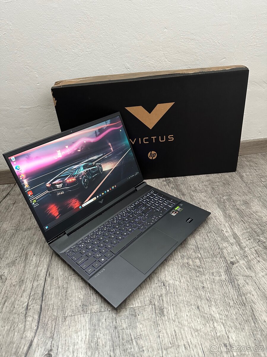 TOP- HERNÍ NOTEBOOK HP VIC-RYZEN 5, SSD, RTX - 7
