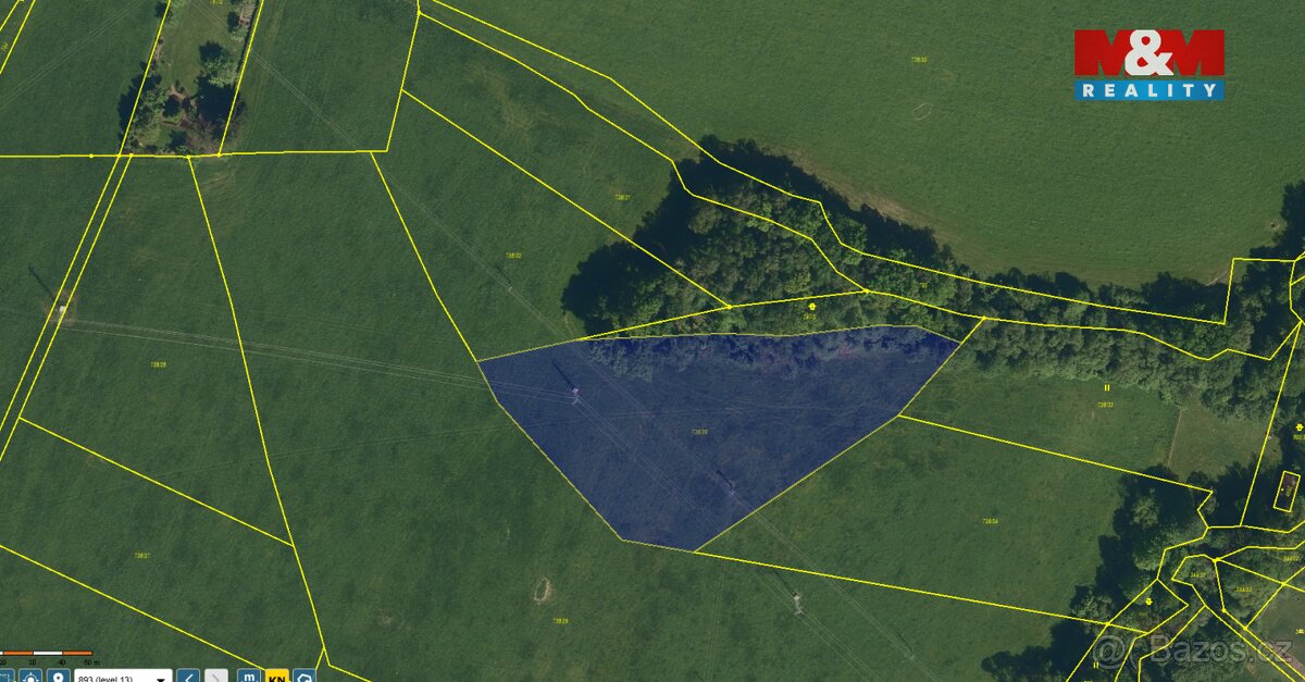 Prodej pole, 7427 m², Rožnov pod Radhoštěm - 7