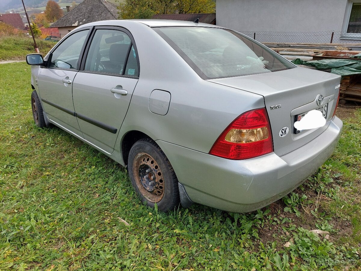 Predám náhradní dily Toyota Corolla 2002-2007 1.4 vvti - 7