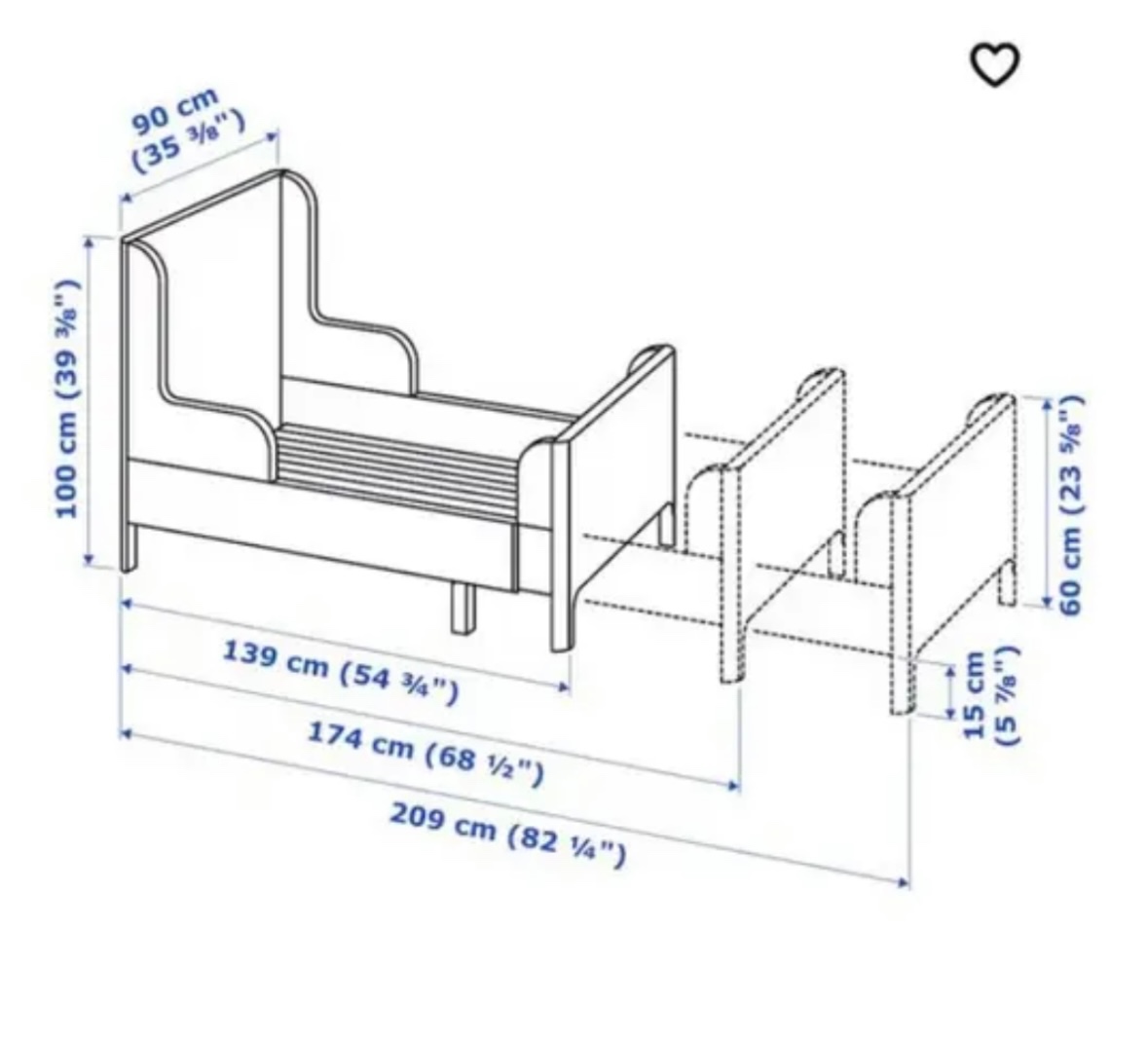 Dětská rostoucí postel Mammut - 7